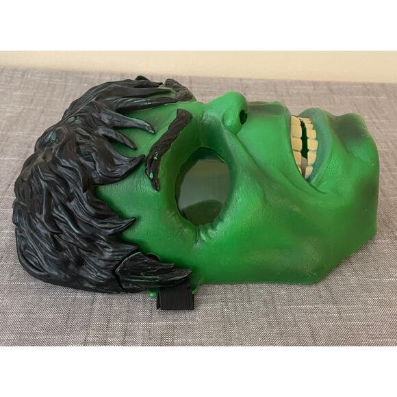 Marvel Incredible Hulk Power Glow Hasbro Mask Eyes Light Up 2008 - Picture 5 of 14